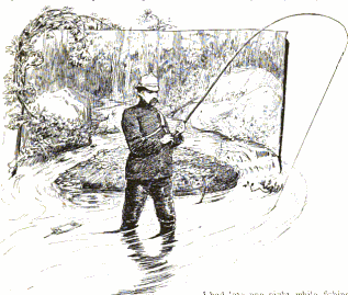 outing-fisherman Illustration from Outing, vol. 14