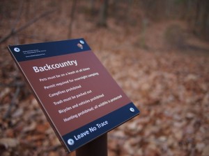 Backcountry Sign Backcountry