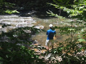 Dad on the South Branch of the Raritan